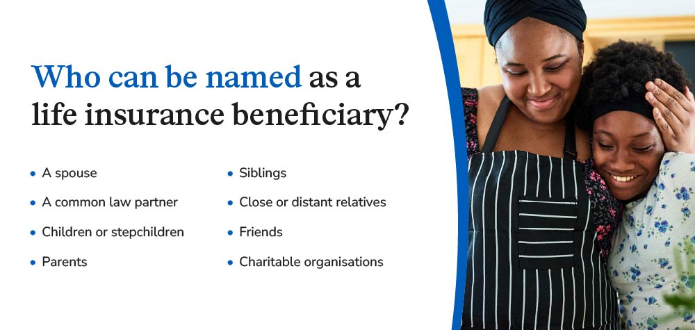 Image showing who can be named as a life insurance beneficiary