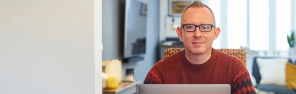 Man with laptop