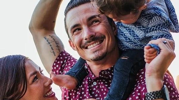 Couple with child