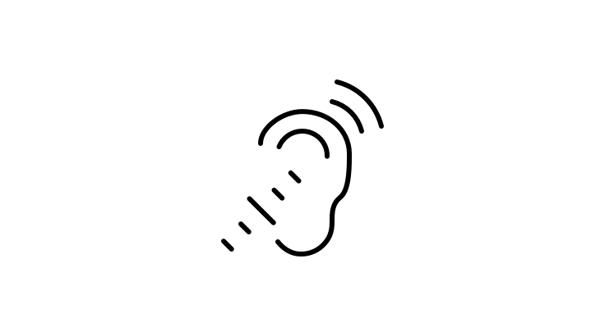 Hearing loss icon