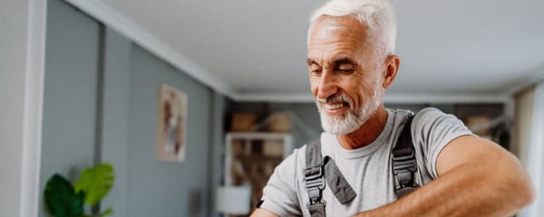 Man moving home