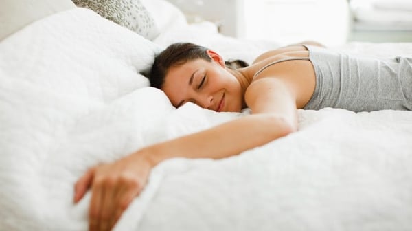 woman sleeping