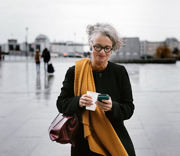 Women on phone
