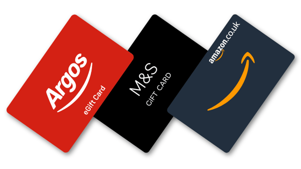 Over 50s Life Insurance welcome gift card