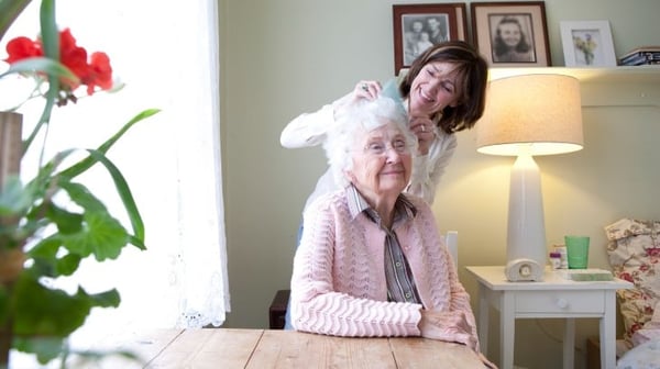 Caring for elderly mother