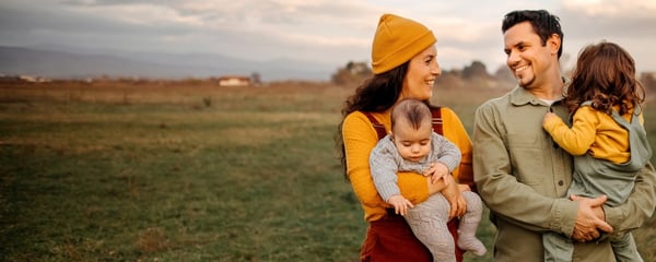 Family enjoying the outdoors