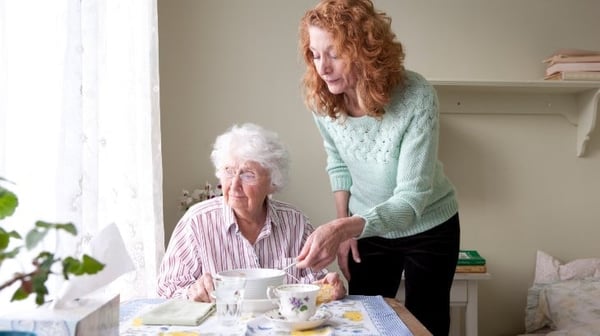 Caring for elderly mother