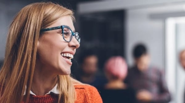 Smiling woman