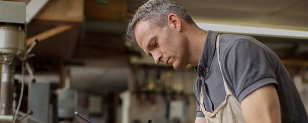Man working