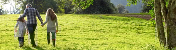 family-in-field