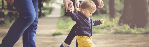 Walking toddler