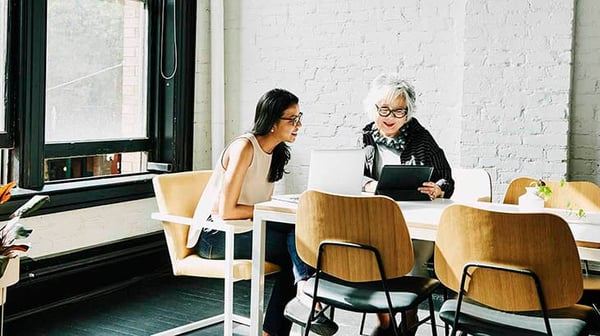Women on a laptop