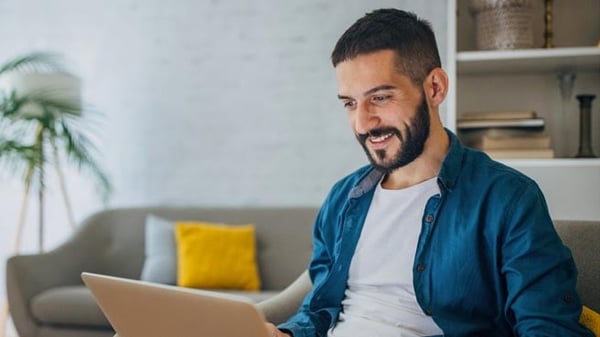 Man on laptop