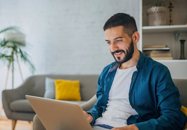 Man on laptop