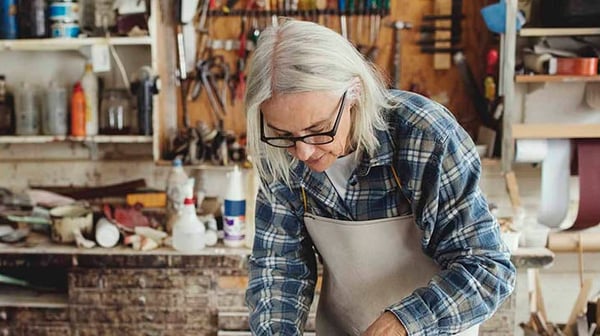 Woman working