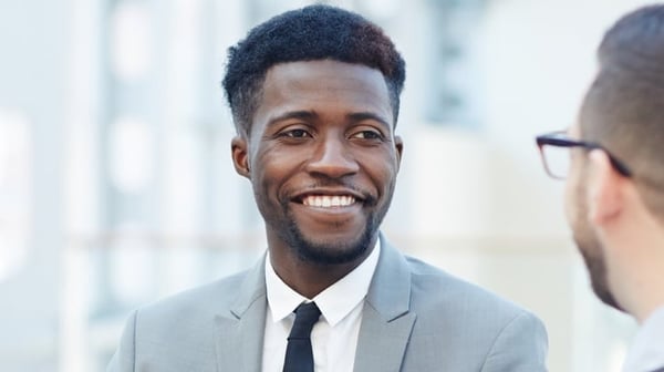Smiling business man