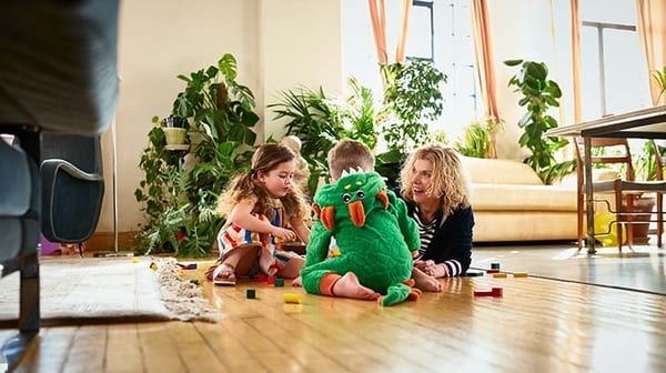 Women with children
