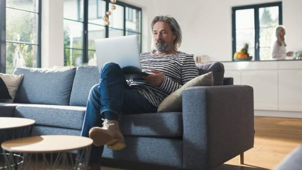 Man on laptop