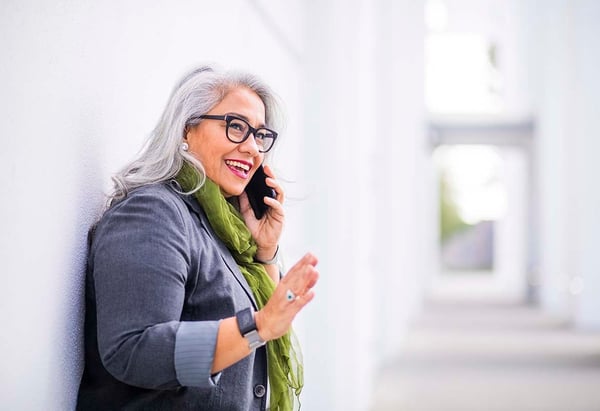 Women on the phone