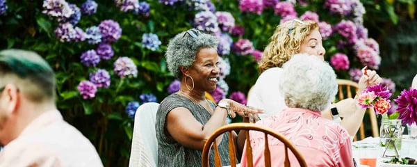 Women in garden