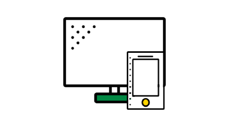 Desktop and mobile icons