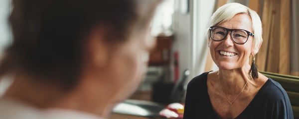 Smiling older woman