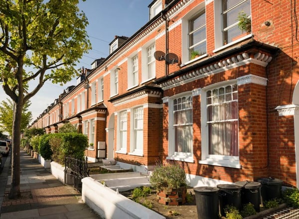 A row of houses