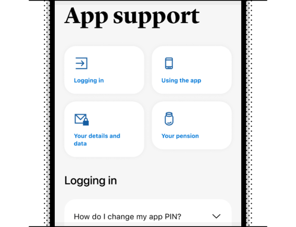 support detail