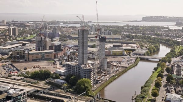 Aerial view of a city