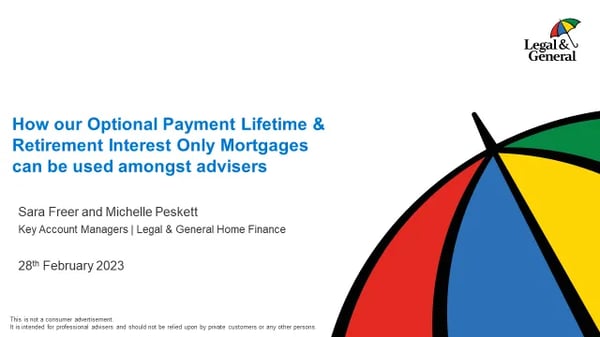 How our Optional Payment Lifetime & Retirement Interest Only Mortgages