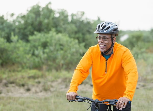 Man on bike