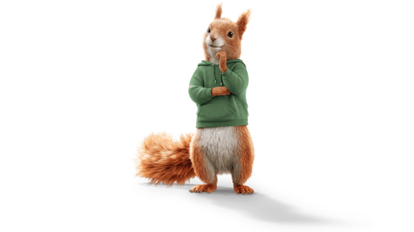 Savvy the squirrel