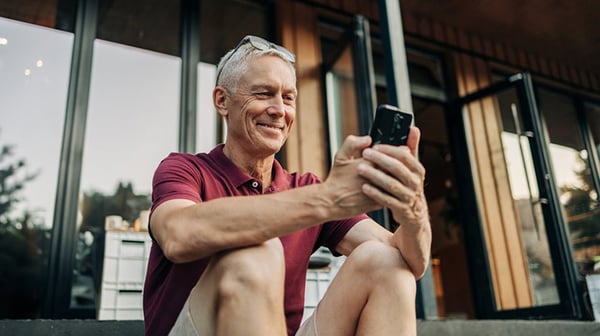 Man on phone