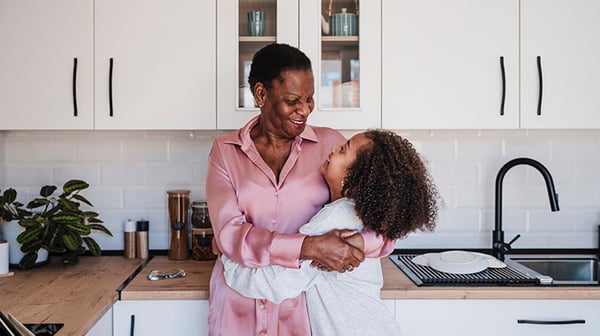 Grandmother and grandchild