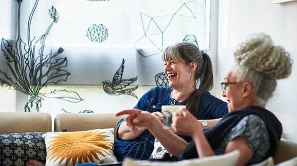 Women in living room
