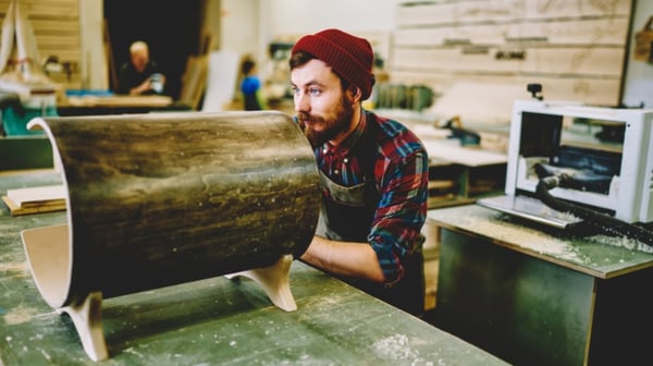 Man in factory