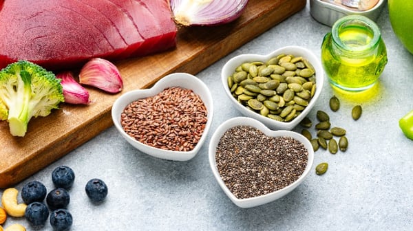 Picture showing healthy foods