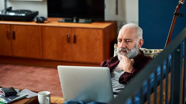 Man on laptop