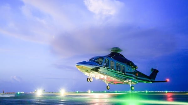 Helicopter landing