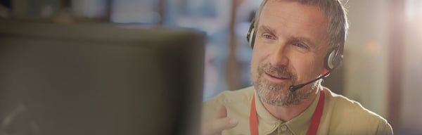 Man in an office