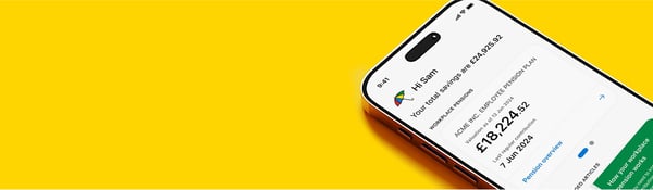 Phone displaying the L&G app