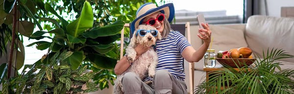 Women with dog