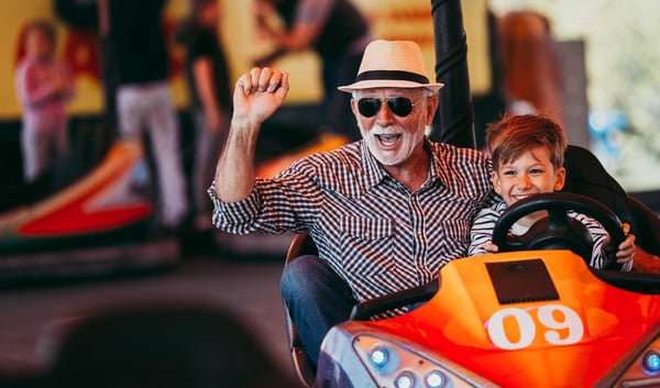 Grandad and grandson