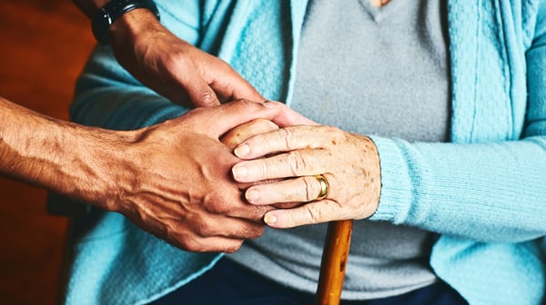 Hands together