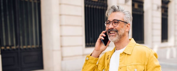 Man on phone