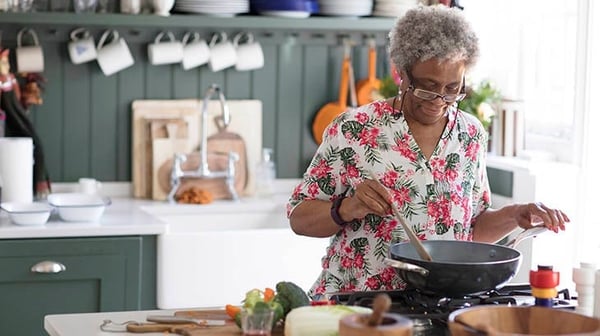 Woman cooking