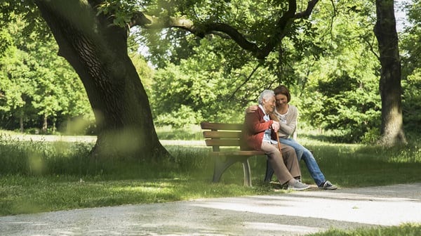 Women in a park