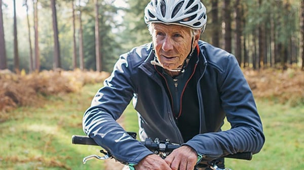 Man on bike