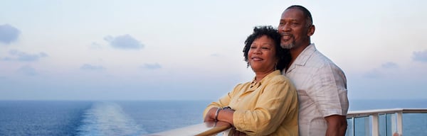 Couple on a cruise