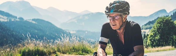 Man on a bike